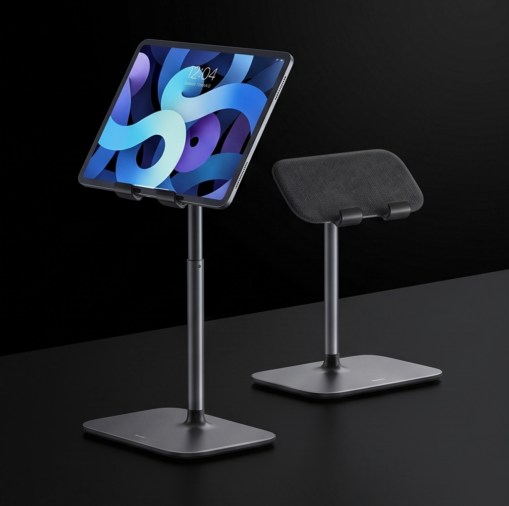 Baseus Tablet Desk Stand Black Desktop Phone Holder For Tablet Pad